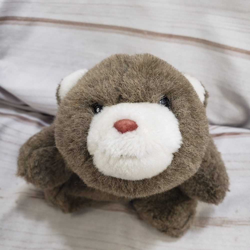 Gund Snuffles Chocolate Brown Teddy Bear Plush Stuffed Toy 7 Inch 1980